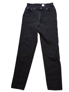 Vintage Levi's Black Jeans 512 Size 11 Tapered Leg Slim Fit
